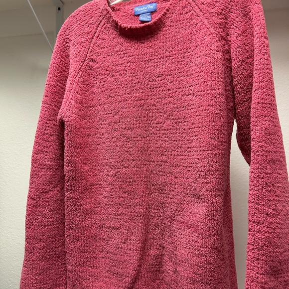 Cozy Pink Paradise Bay Crew Neck Sweater - Picture 1 of 5